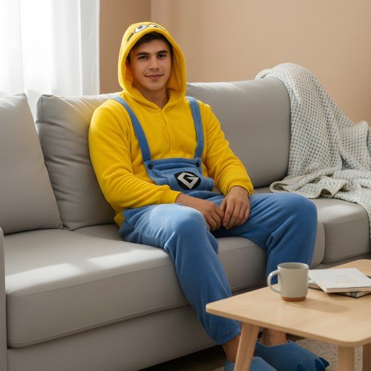 Piżama Onesie Kigurumi Kostium Przebranie Minion, zdjęcie 6