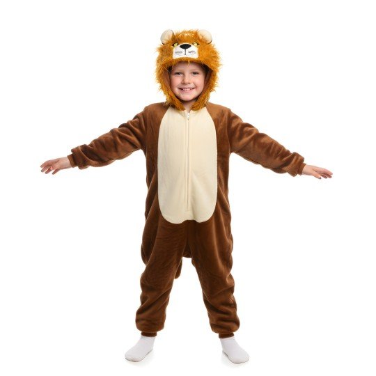 Piżama Onesie Kigurumi Kostium Przebranie Lew Dzieci, zdjęcie 4