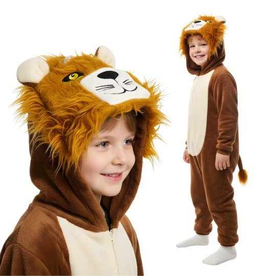 Onesie Kigurumi Pyjama Costume Lion Kids
