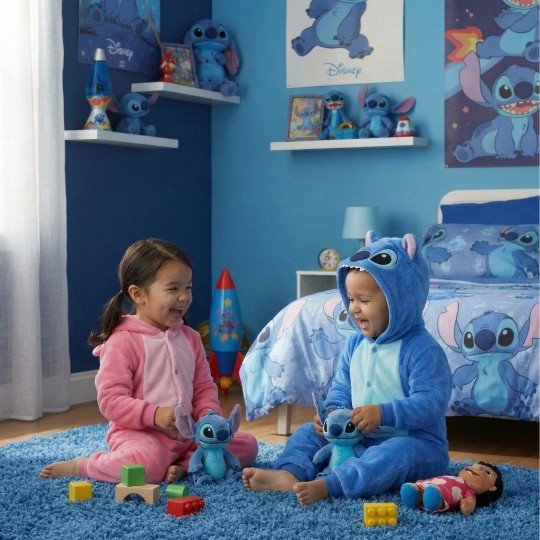 Onesie Pyjama Costume Sleepsuit Disney Stitch Baby, photo 7