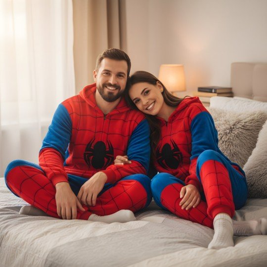 Piżama Onesie Kigurumi Kostium Przebranie Spiderman, zdjęcie 9