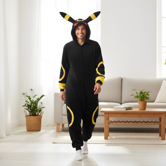 Piżama Onesie Kigurumi Kostium Przebranie Pokemon Umbreon, zdjęcie 3