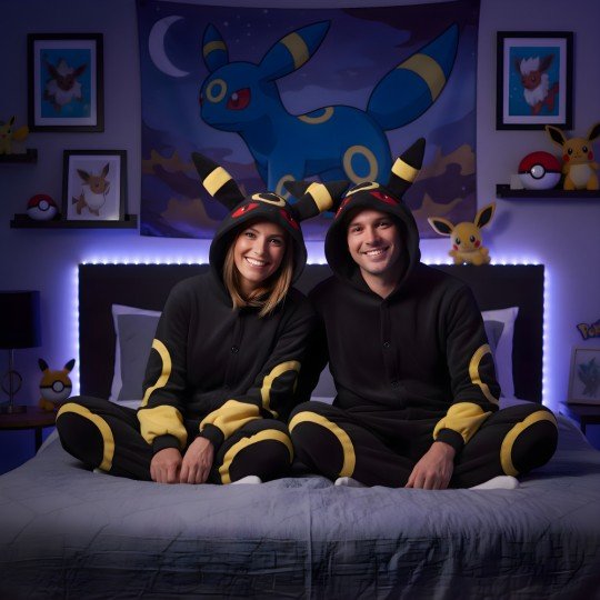 Piżama Onesie Kigurumi Kostium Przebranie Pokemon Umbreon, zdjęcie 5