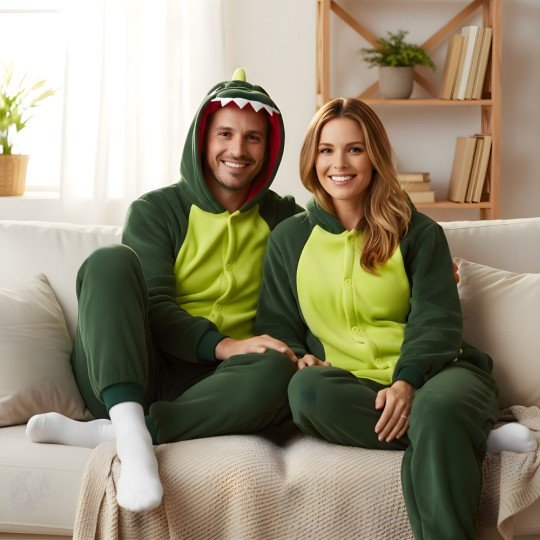 Piżama Onesie Kigurumi Kostium Przebranie Dinozaur, zdjęcie 8