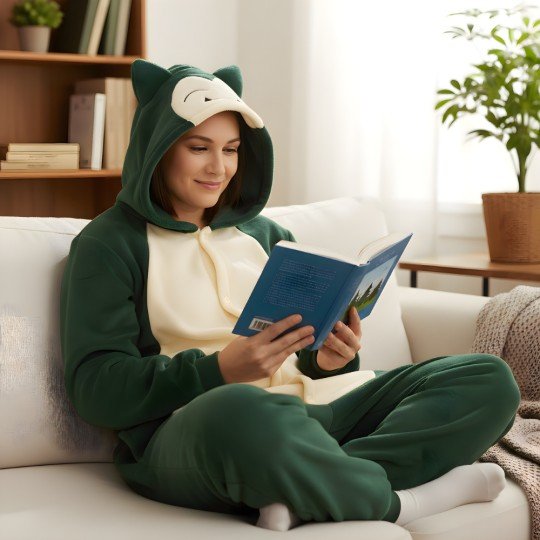Pokémon Snorlax Kigurumi Onesie Pajama Costume, photo 2