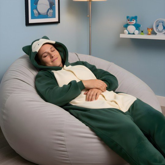 Pokémon Snorlax Kigurumi Onesie Pajama Costume, photo 6