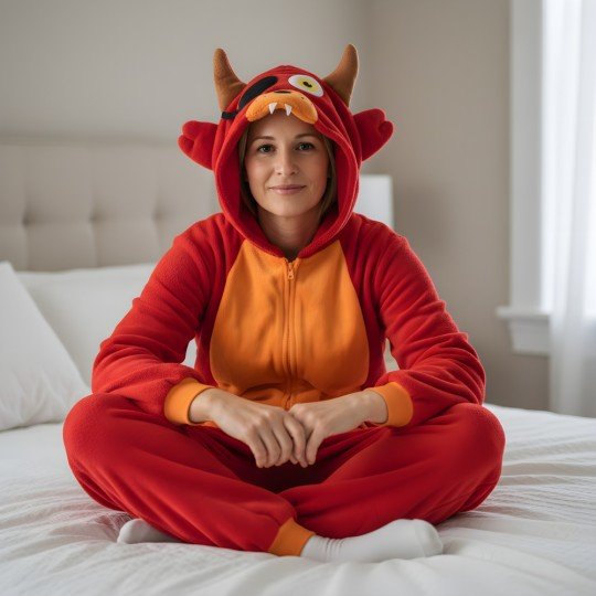 Piżama Onesie Kigurumi Kostium Przebranie Foxy, zdjęcie 2