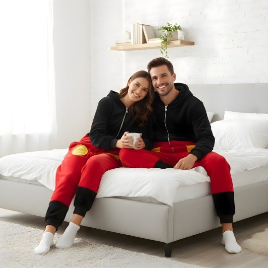 Piżama Onesie Kigurumi Kostium Przebranie Mickey Mouse, zdjęcie 4