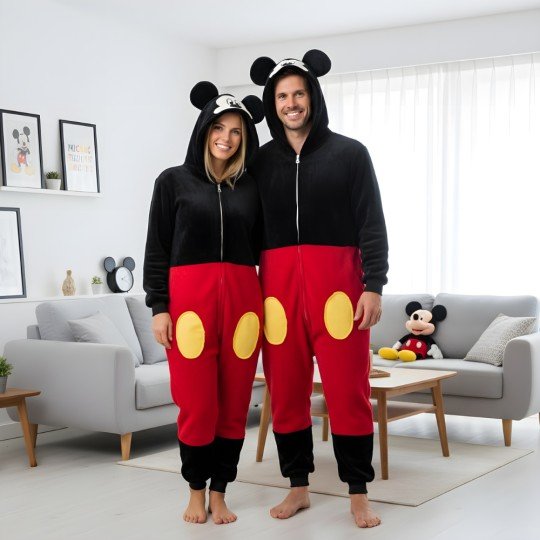 Piżama Onesie Kigurumi Kostium Przebranie Mickey Mouse, zdjęcie 6