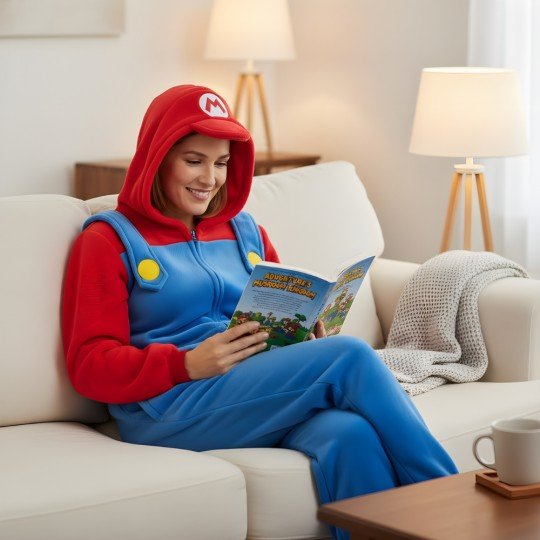 Kigurumi Onesie Pyjama Costume Super Mario, photo 2