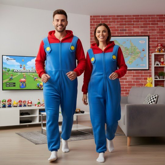 Kigurumi Onesie Pyjama Costume Super Mario, photo 9