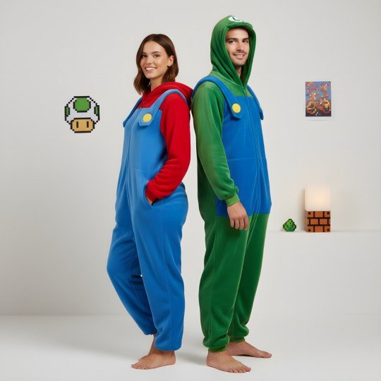 Kigurumi Onesie Pyjama Costume Super Mario, photo 10