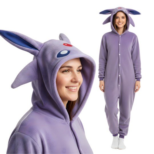 Onesie Kigurumi Pajama Costume Pokémon Espeon
