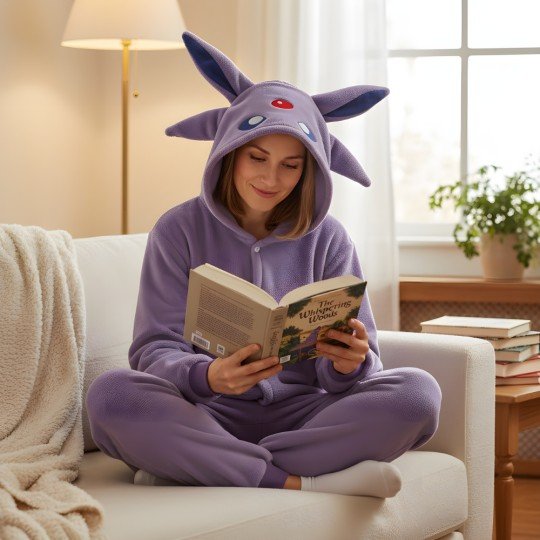Onesie Kigurumi Pajama Costume Pokémon Espeon, photo 2