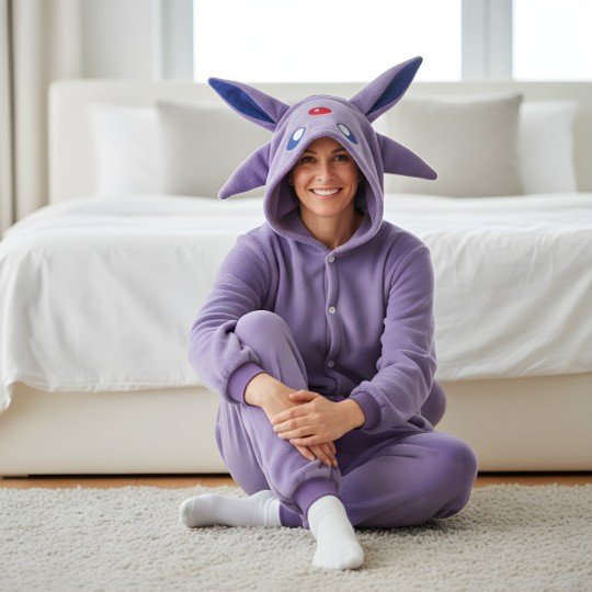 Onesie Kigurumi Pajama Costume Pokémon Espeon, photo 5
