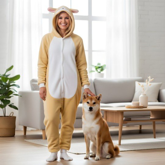 Onesie Kigurumi Pajama Costume Shiba Inu, photo 9