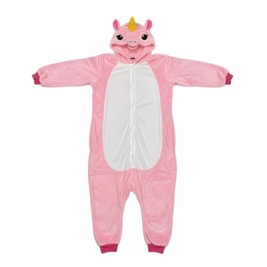 Piżama Onesie Kigurumi Kostium Przebranie Różowy Jednorożec, zdjęcie 4