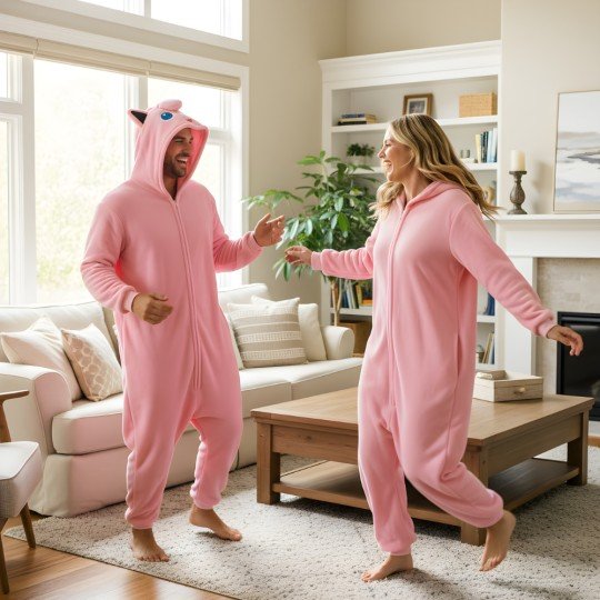 Piżama Onesie Kigurumi Przebranie Pokemon Jigglypuff, zdjęcie 9