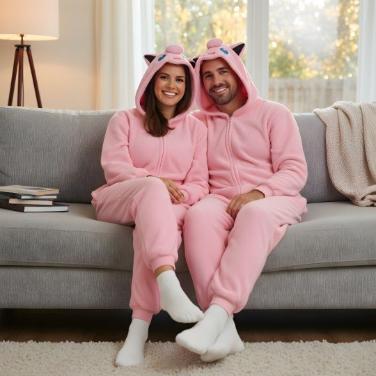 Piżama Onesie Kigurumi Przebranie Pokemon Jigglypuff, zdjęcie 8