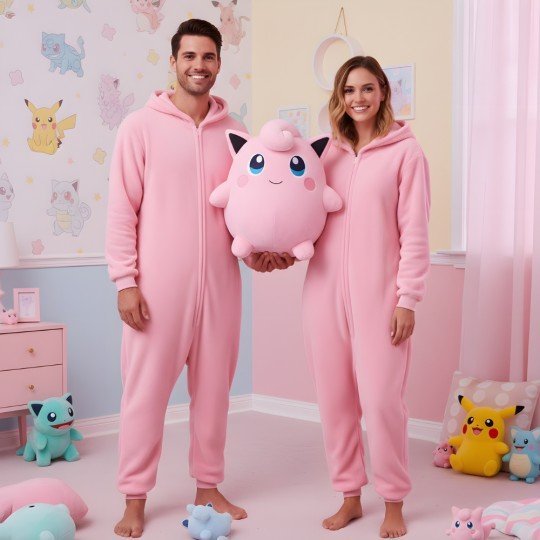 Onesie Kigurumi Pajama Costume Pokémon Jigglypuff, photo 4