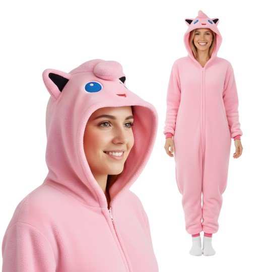 Pokémon Jigglypuff Kigurumi Onesie Pajama Costume