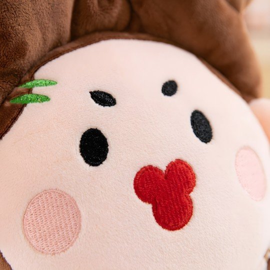 4-in-1 Plush Toy: Pillow, Eye Mask, Keyring Girl, photo 4