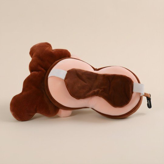 4-in-1 Plush Toy: Pillow, Eye Mask, Keyring Girl, photo 6