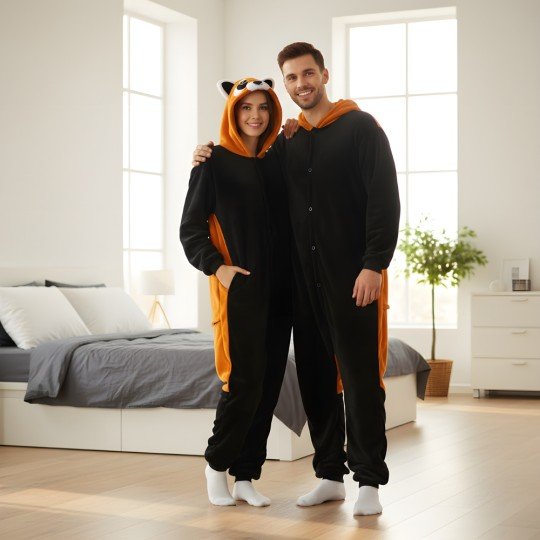 Piżama Onesie Kigurumi Kostium Przebranie Ruda Panda, zdjęcie 2