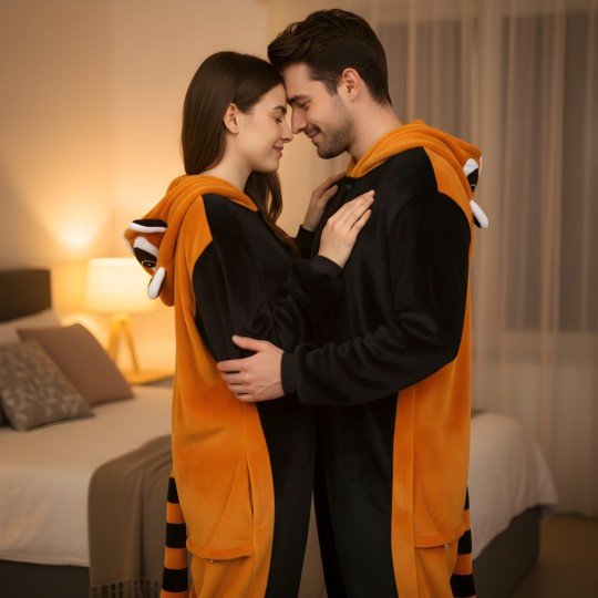 Piżama Onesie Kigurumi Kostium Przebranie Ruda Panda, zdjęcie 9