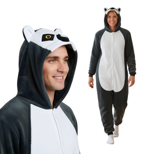 Lemur Kigurumi Onesie Pajama Costume