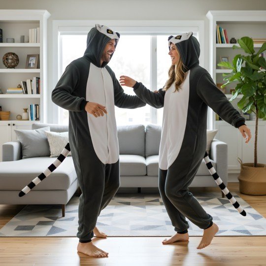 Lemur Kigurumi Onesie Pajama Costume, photo 8