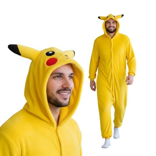 Pokémon Pikachu Kigurumi Onesie Pajama Costume