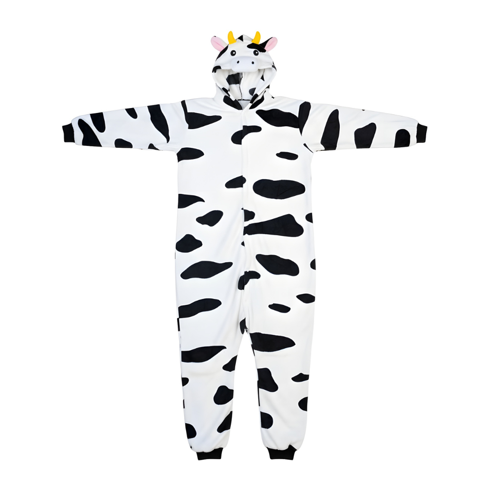 Piżama Onesie Kigurumi Kostium Przebranie Krowa, zdjęcie 3