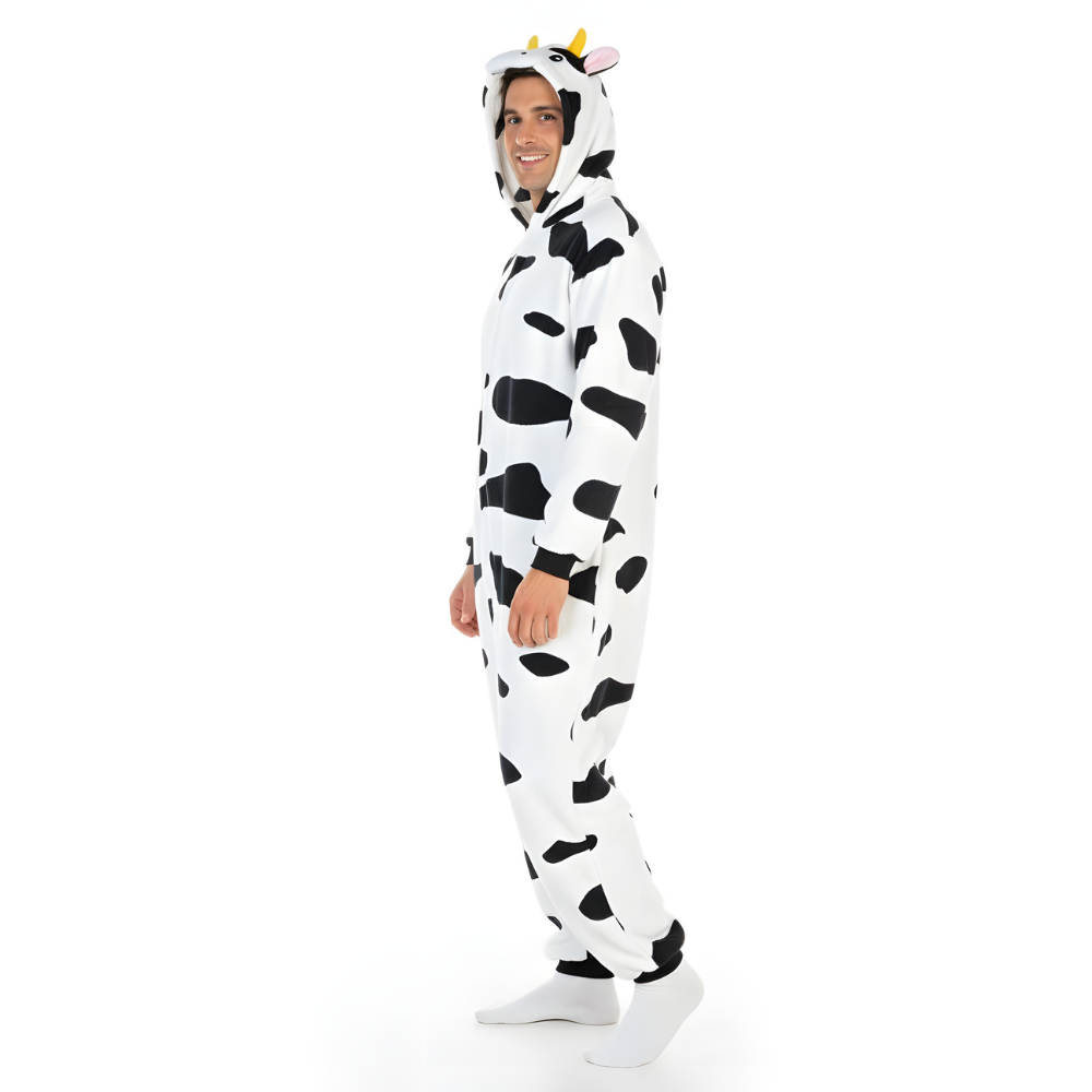 Piżama Onesie Kigurumi Kostium Przebranie Krowa, zdjęcie 5
