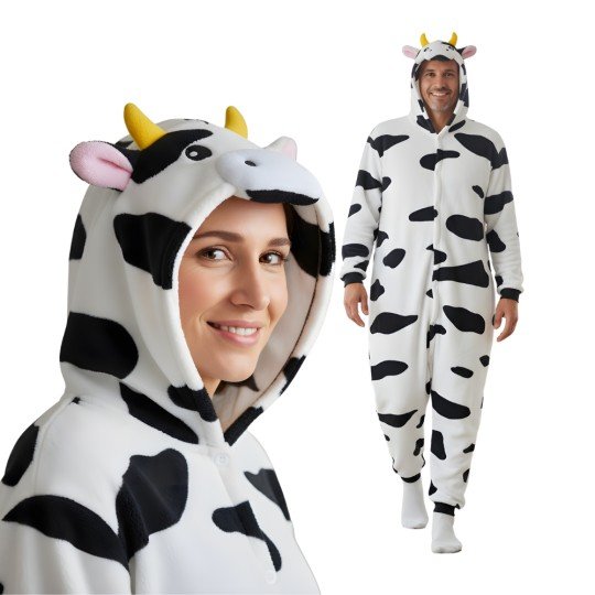 Onesie Kigurumi Pajama Costume Cow