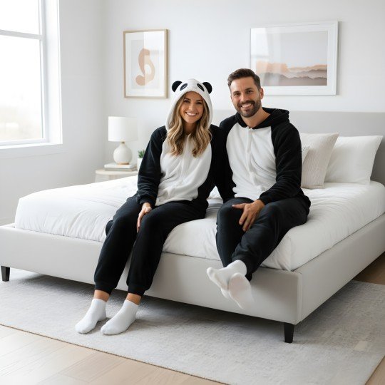 Piżama Onesie Kigurumi Kostium Przebranie Panda, zdjęcie 5