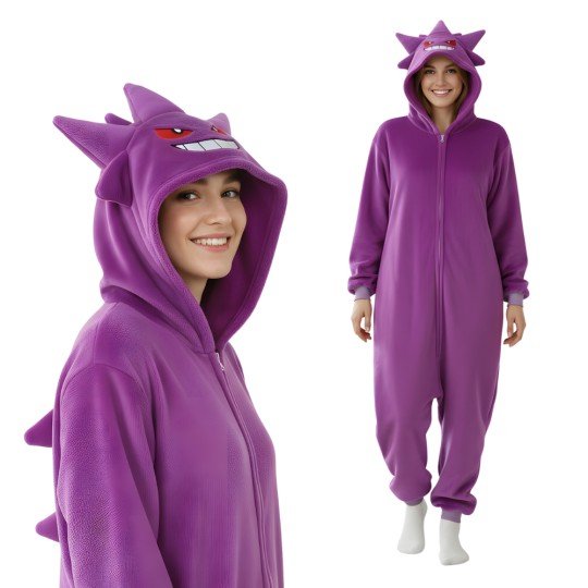 Pokémon Gengar Kigurumi Onesie Pajama Costume