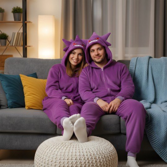 Pokémon Gengar Kigurumi Onesie Pajama Costume, photo 7