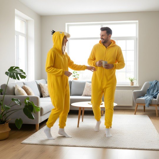 Piżama Onesie Kigurumi Kostium Przebranie Pokemon  Psyduck, zdjęcie 7
