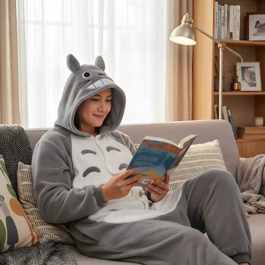Piżama Onesie Kigurumi Kostium Przebranie Totoro, zdjęcie 7
