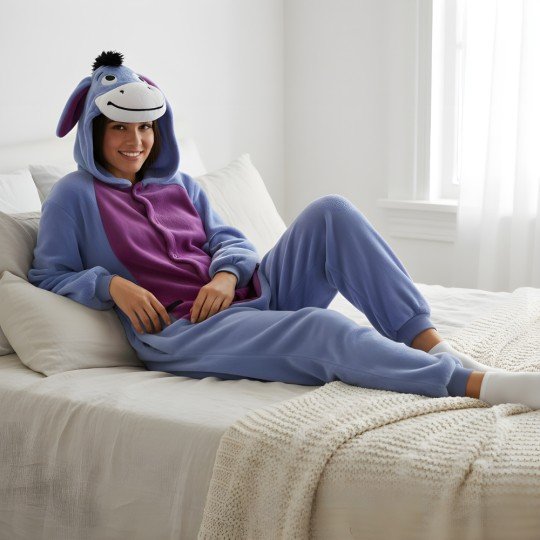 Piżama Onesie Kigurumi Kostium Przebranie Kłapołuchy Osiołek, zdjęcie 6