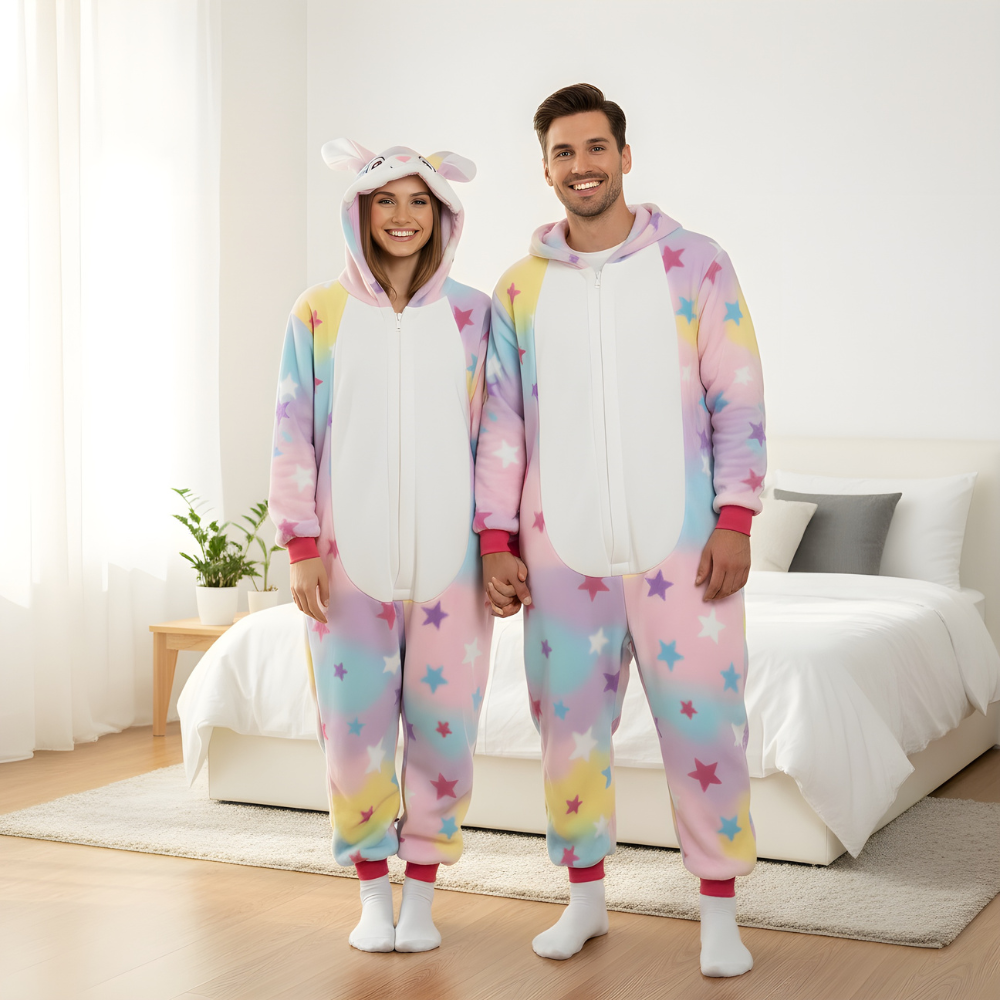 Piżama Onesie Kigurumi Kostium Przebranie Królik, zdjęcie 2