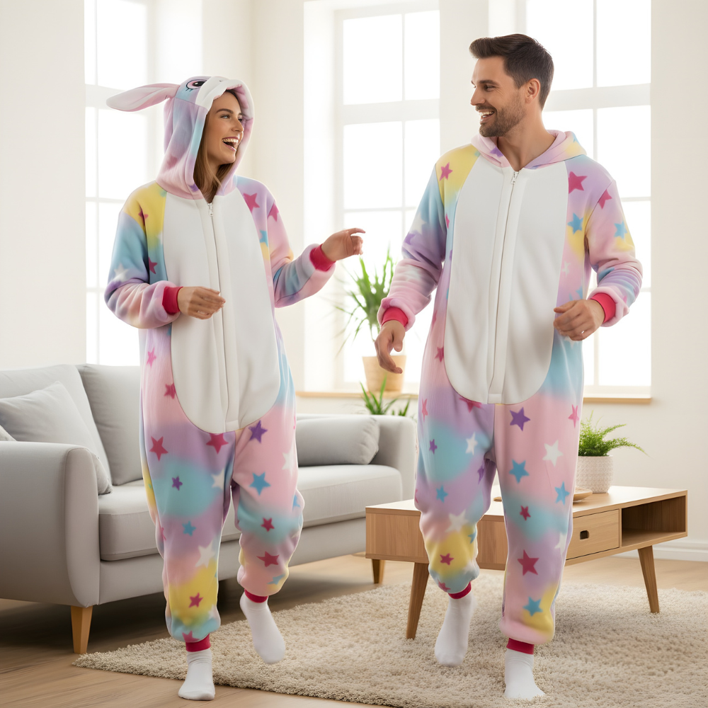 Piżama Onesie Kigurumi Kostium Przebranie Królik, zdjęcie 7