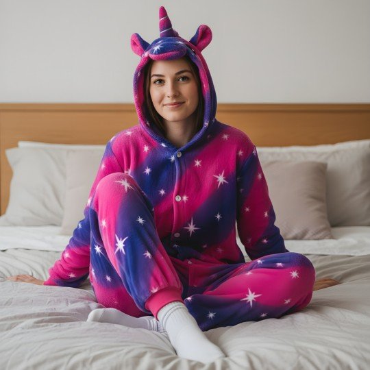 Piżama Onesie Kigurumi Kostium Przebranie Pegaz, zdjęcie 7