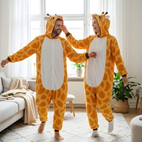 Piżama Onesie Kigurumi Kostium Przebranie Żyrafa, zdjęcie 8