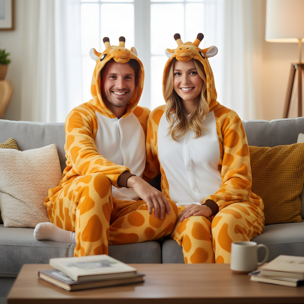 Piżama Onesie Kigurumi Kostium Przebranie Żyrafa, zdjęcie 5