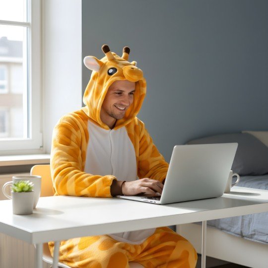 Piżama Onesie Kigurumi Kostium Przebranie Żyrafa, zdjęcie 9