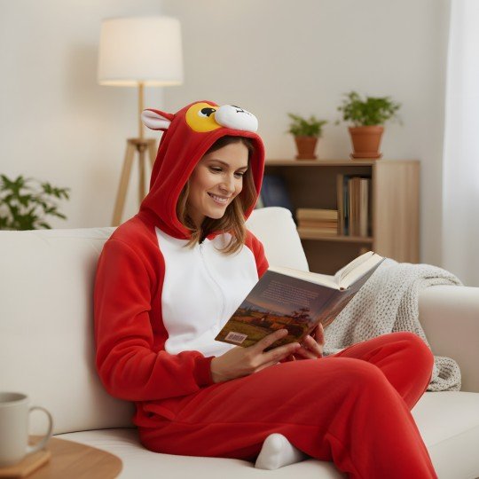 Piżama Onesie Kigurumi Kostium Przebranie Akita, zdjęcie 7