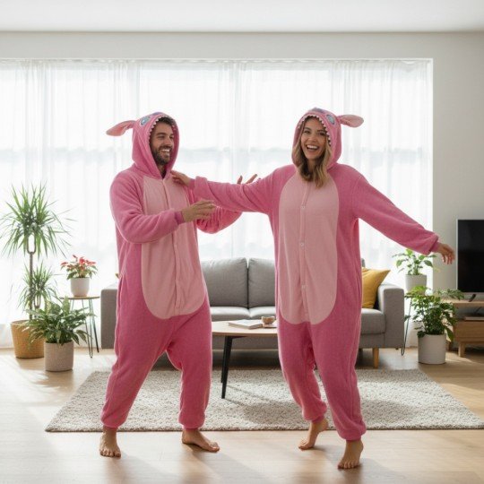 Piżama Onesie Kigurumi Kostium Przebranie Stitch, zdjęcie 9