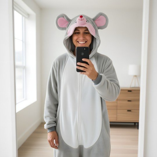 Piżama Onesie Kigurumi Kostium Przebranie Myszka Mickey, zdjęcie 5